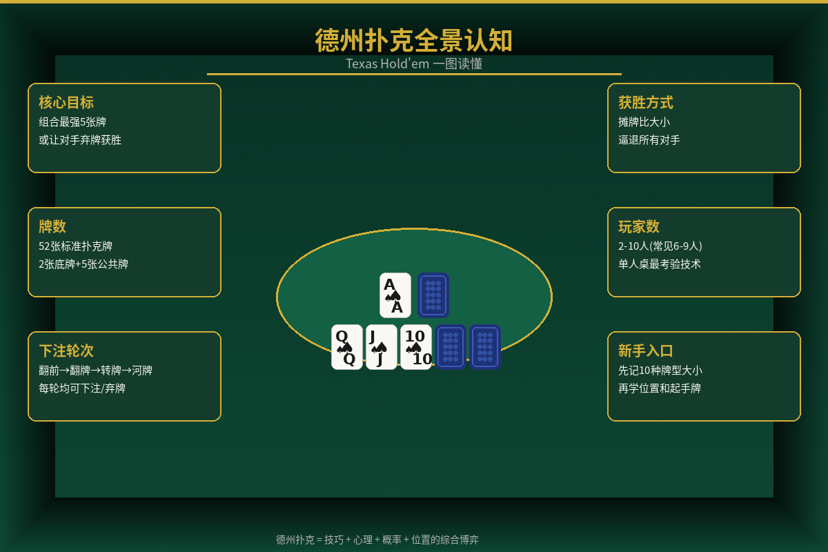 德州扑克全景认知图