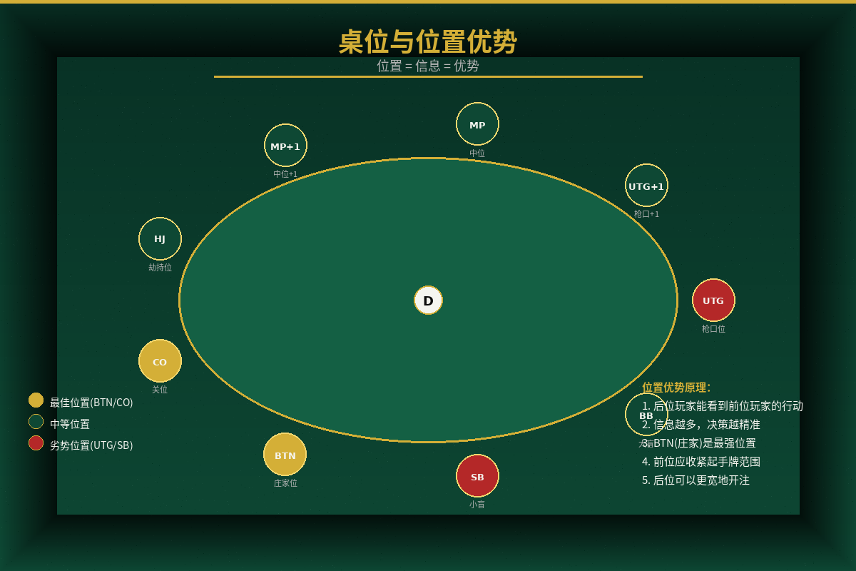 桌位与位置优势图