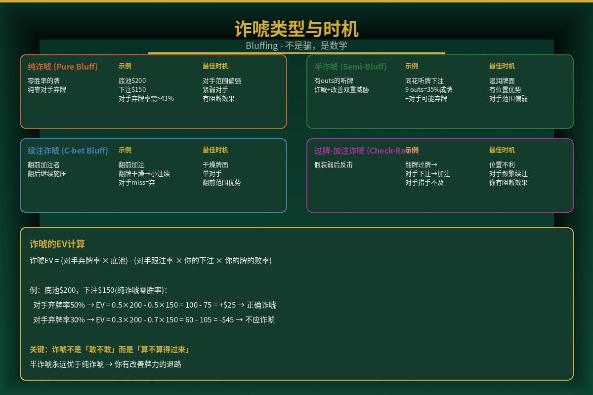 诈唬类型与时机